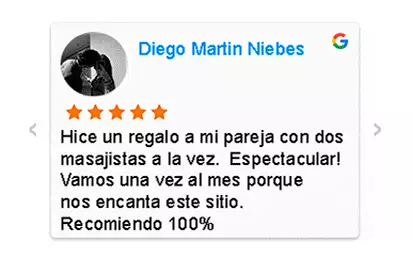 Reseñas en Google de ROOM XPA Masajes Eroticos Madrid